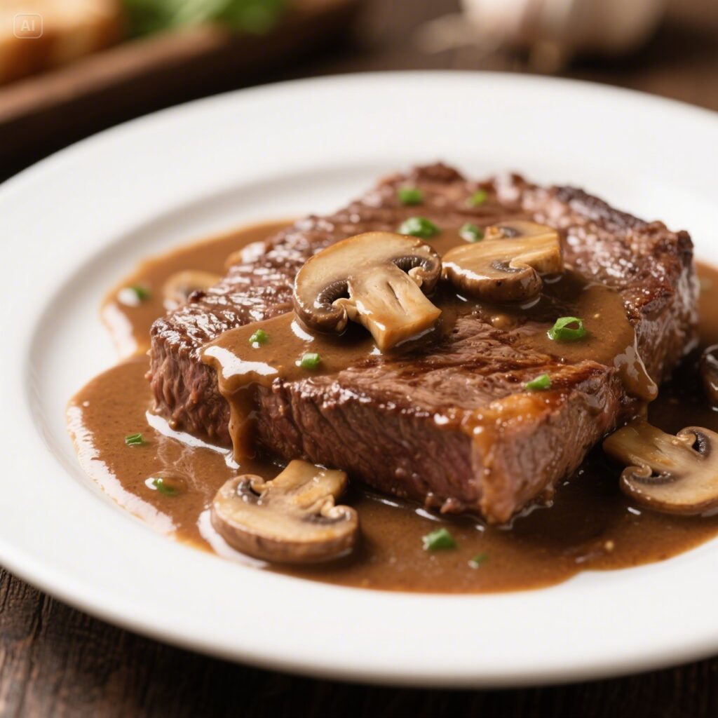 Filetto con Salsa di Funghi