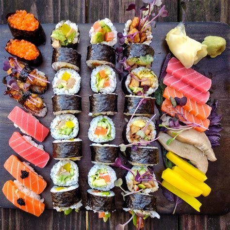 18 Parça Vegan Sushi Set