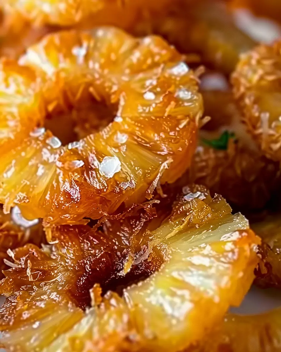 Kızarmış Ballı Ananas
